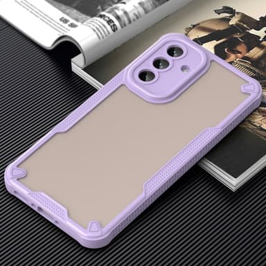 SKALO Samsung A56 5G Armor Hybrid Frosted Skal - Lila
