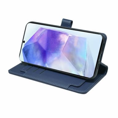 SKALO Samsung A56 5G 9-FACK Plånboksfodral - Blå