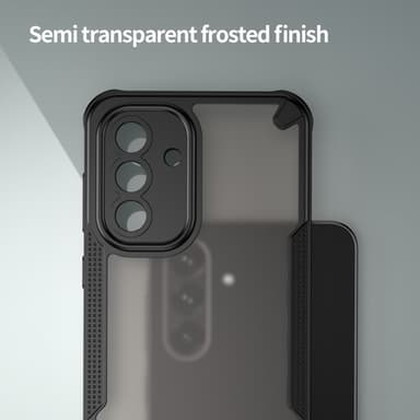 SKALO Samsung A56 5G Armor Hybrid Frosted Skal - Svart