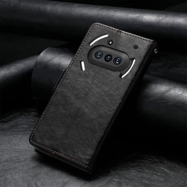 SKALO Nothing Phone (3a) 5G CASENEO 002 Premium Plånboksfodral - Svart