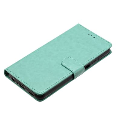 SKALO Samsung A26 5G PU-läder Plånboksfodral - Turkos