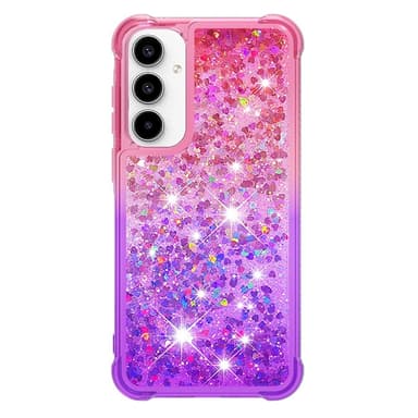 SKALO Samsung A36 5G Kvicksand Glitter Skal - Rosa-Lila