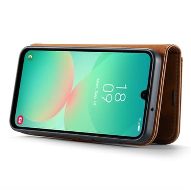 DG MING Samsung A26 5G 2-i-1 Magnet Plånboksfodral - Brun