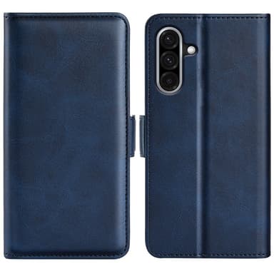 SKALO Samsung A56 5G Premium ID Plånboksfodral - Blå