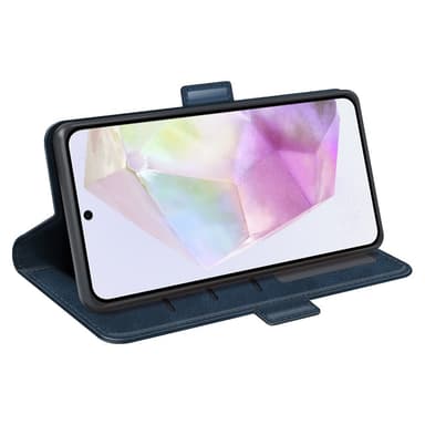 SKALO Samsung A56 5G Premium ID Plånboksfodral - Blå