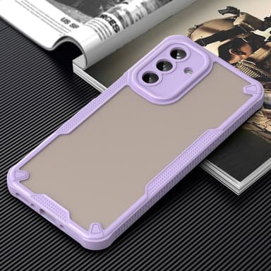 SKALO Samsung A26 5G Armor Hybrid Frosted Skal - Lila