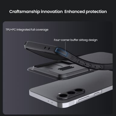 NILLKIN Samsung A56 5G CamShield Pro Series Skal - Svart