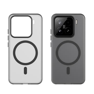 SKALO Xiaomi 15 Matt Translucent Hybrid Skal - Svart
