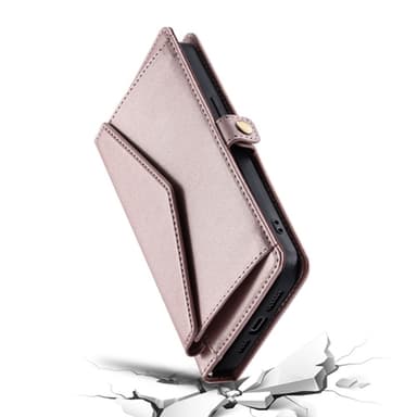 SKALO Samsung A26 5G PU-Läder Envelope Plånboksfodral - Roséguld