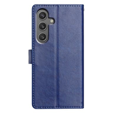 SKALO Samsung A26 5G PU-läder Plånboksfodral - Blå