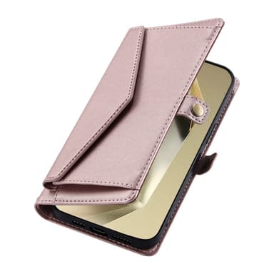 SKALO Samsung A56 5G PU-Läder Envelope Plånboksfodral - Roséguld