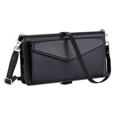 SKALO Samsung A36 5G PU-Läder Envelope Plånboksfodral - Svart
