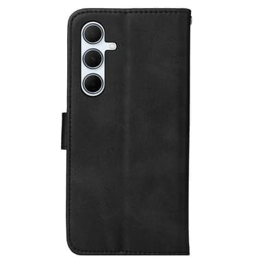 SKALO Samsung A36 5G PU-läder Plånboksfodral - Svart