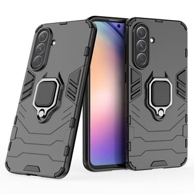 SKALO Samsung A36 5G Armor Metallring Skal - Svart