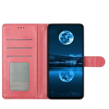 SKALO Samsung A26 5G PU-läder Plånboksfodral - Rosa
