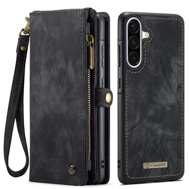 CaseMe Samsung A56 5G 008 BIg Wallet 2in1 Magnet Plånboksfodral - Svart