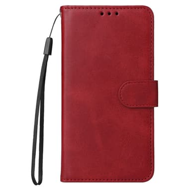 SKALO Samsung A36 5G PU-läder Plånboksfodral - Röd