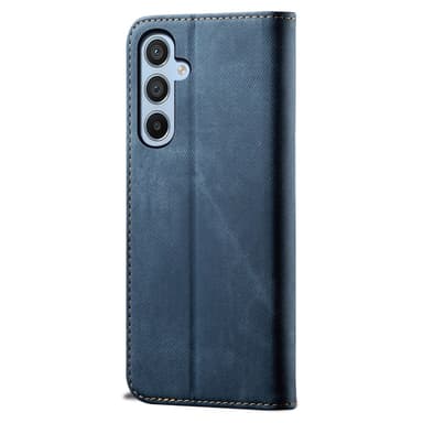 SKALO Samsung A26 5G Jeans Plånboksfodral - Blå