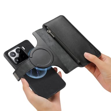 SKALO Xiaomi 15 CASENEO MW-02 Plånboksfodral - Svart