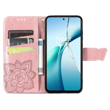 SKALO Nothing Phone (3a) 5G Mandala Butterfly Plånboksfodral - Roséguld