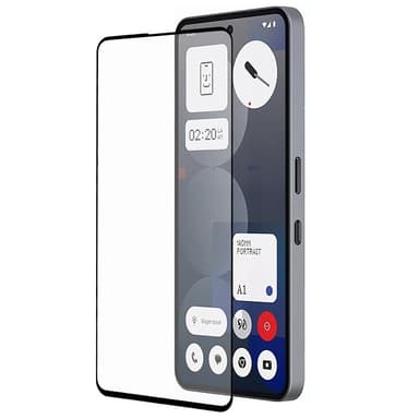 SKALO Nothing Phone (3a) 5G Heltäckande Skärmskydd Härdat Glas - Svart