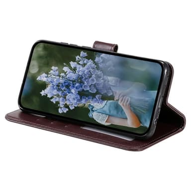 SKALO Samsung A36 5G Mandala Plånboksfodral - Brun
