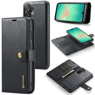 DG MING Samsung A26 5G 2-i-1 Magnet Plånboksfodral - Svart