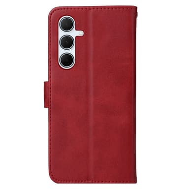 SKALO Samsung A36 5G PU-läder Plånboksfodral - Röd