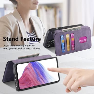 SKALO Samsung A26 5G CASENEO MW-03 Plånboksfodral - Lila