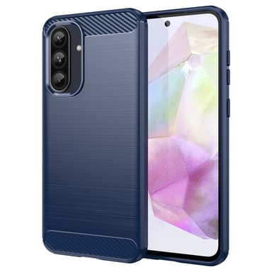SKALO Samsung A56 5G Armor Carbon Skal - Blå