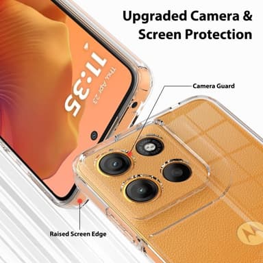 SKALO Motorola Moto G15 Power TPU+Akryl Skal - Transparent