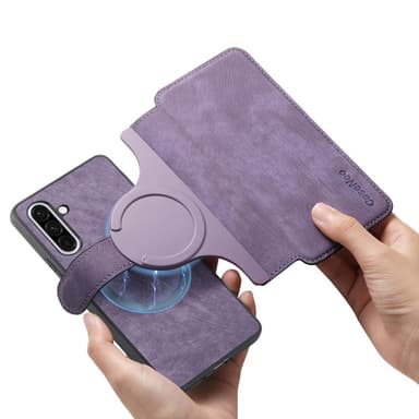 SKALO Samsung A36 5G CASENEO MW-03 Plånboksfodral - Lila