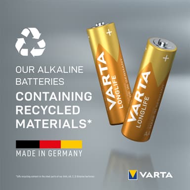 Varta Longlife AA-batterier 7042225 (40-pack)