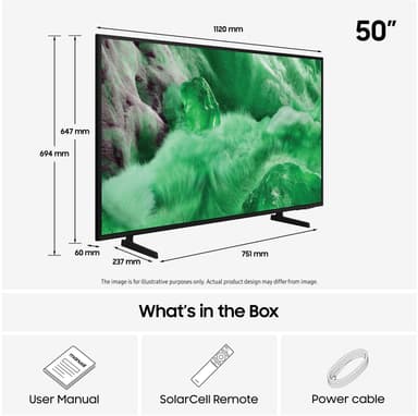 Samsung 50” Q7F3 4K QLED Smart TV (2025)