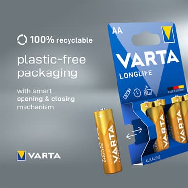 Varta Longlife AA-batterier 7042225 (40-pack)
