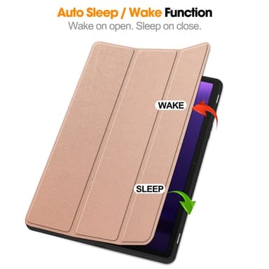 SKALO Samsung Tab S10 FE Trifold Fodral - Roséguld
