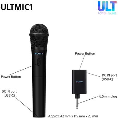 Sony ULT trådlös mikrofon 2-pack