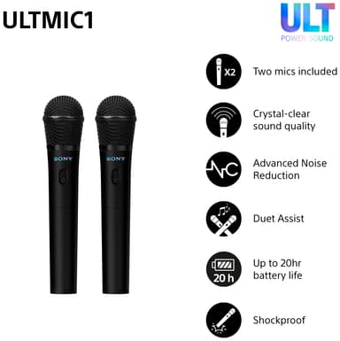 Sony ULT trådlös mikrofon 2-pack