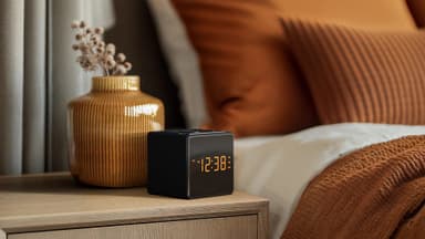 Philips R4500 digital klockradio (svart)