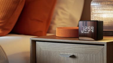 Philips R4600 digital klockradio (silver)