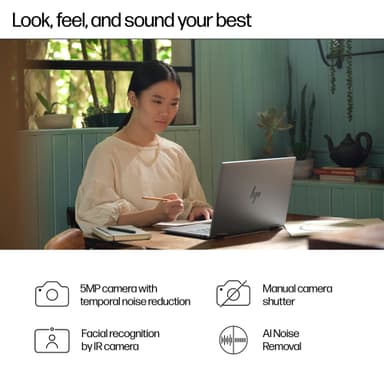 HP Envy x360 14" bärbar dator R7-8840HS/16/512