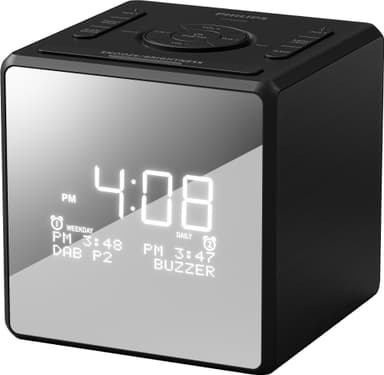 Philips R4600 digital klockradio (silver)