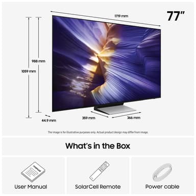 Samsung 77" S90F 4K OLED Smart TV (2025)