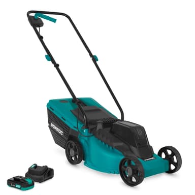VONROC Batteridriven gräsklippare 20V – 32 cm – Borstlös motor – Inkl. batteri/laddare