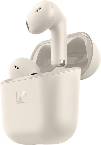 Sennheiser Accentum Open true wireless in-ear-hörlurar (krämfärgade)