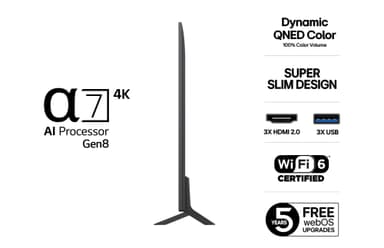 LG 65" QNED 80 4K QNED AI TV (2025)