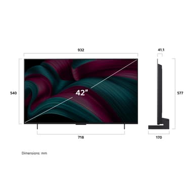 LG 42" OLED C 4K OLED evo TV (2025)