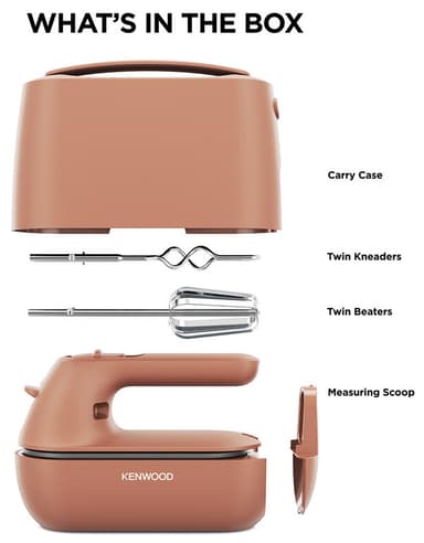 Kenwood Go handmixer HMP40.000RD (clay red)