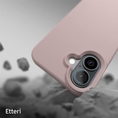 Etteri Silikonskal med MagSafe till iPhone 16 Plus - Ljusrosa