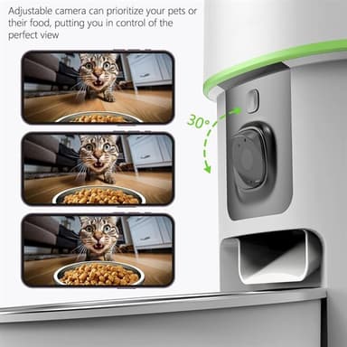 Foderautomat med kamera och App till husdjur